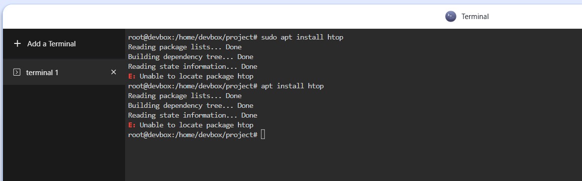 apt not working